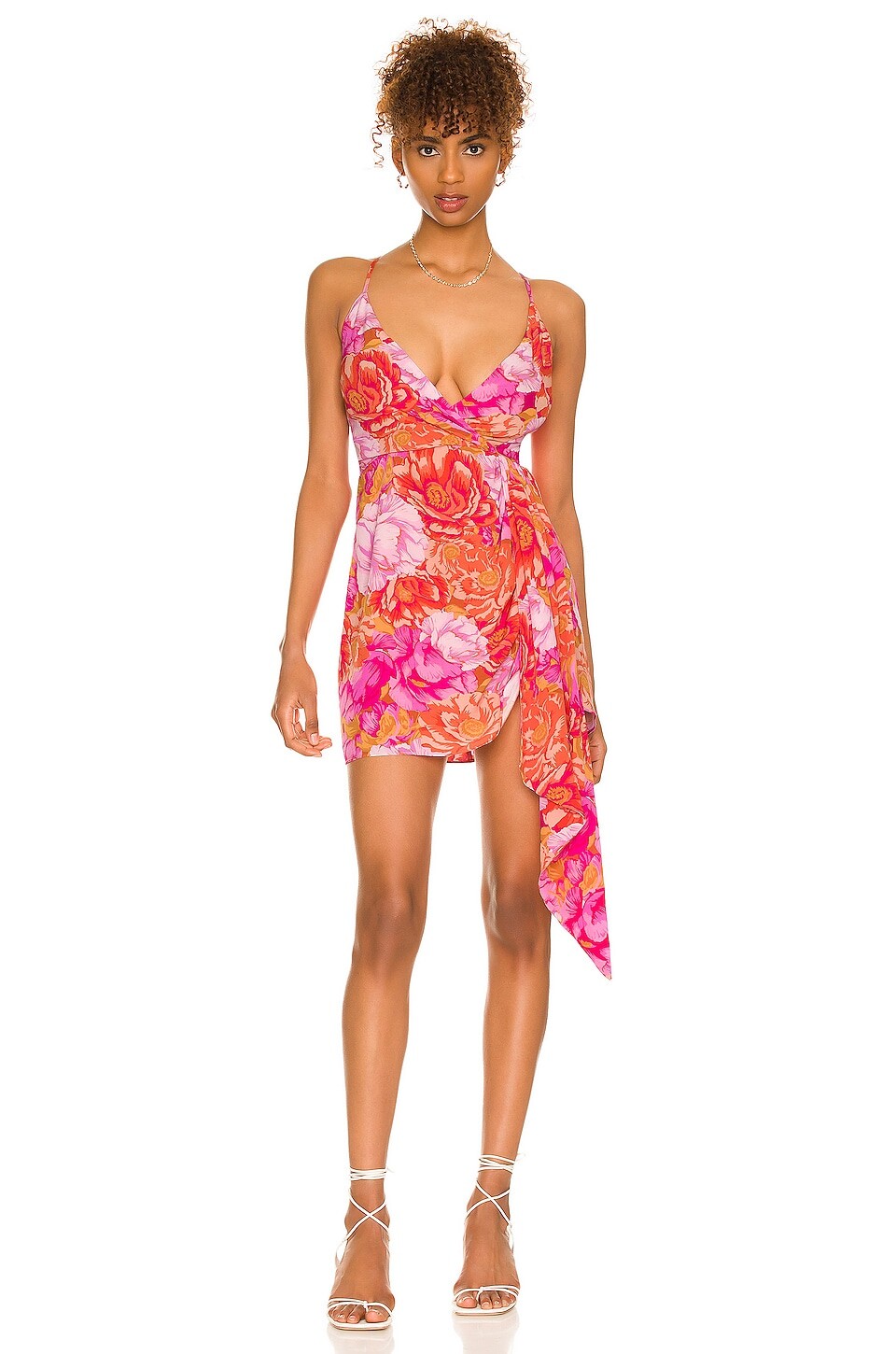 

Платье мини Lovers and Friends Kamala, цвет Chai Floral Print