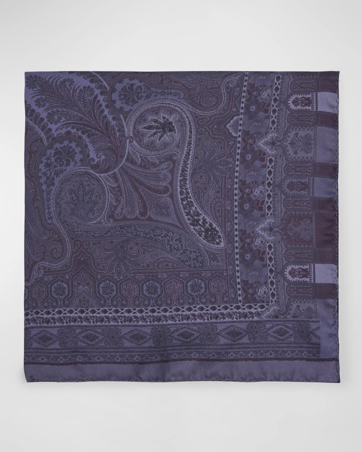 

Мужской нагрудный платок с пейсли Etro, цвет Print On Blue Base