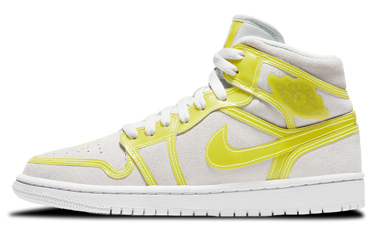 

Женские кроссовки Air Jordan 1 Mid Lx Opti Yellow, желтые