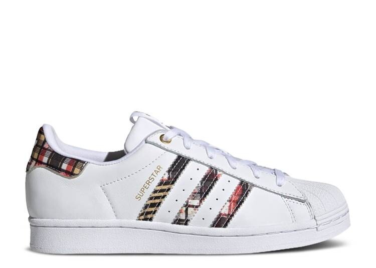

Кроссовки Adidas HER STUDIO LONDON X WMNS SUPERSTAR 'PLAID', белый