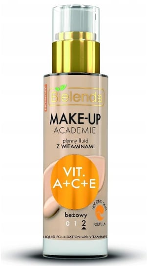 

Жидкий флюид с витаминами А+С+Е — оттенок Beige 2 30мл Bielenda, Make-up Academie -