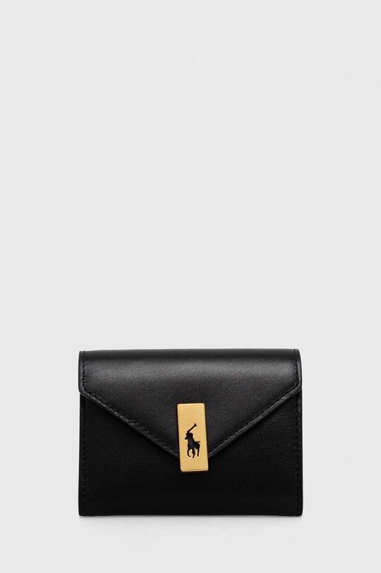 

Кожаный кошелек Polo Ralph Lauren, черный