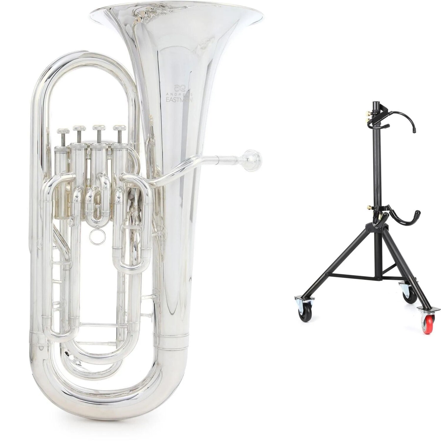 

Новый студенческий эуфониум Eastman EEP421S со стойкой — 4-клапанный, посеребренный