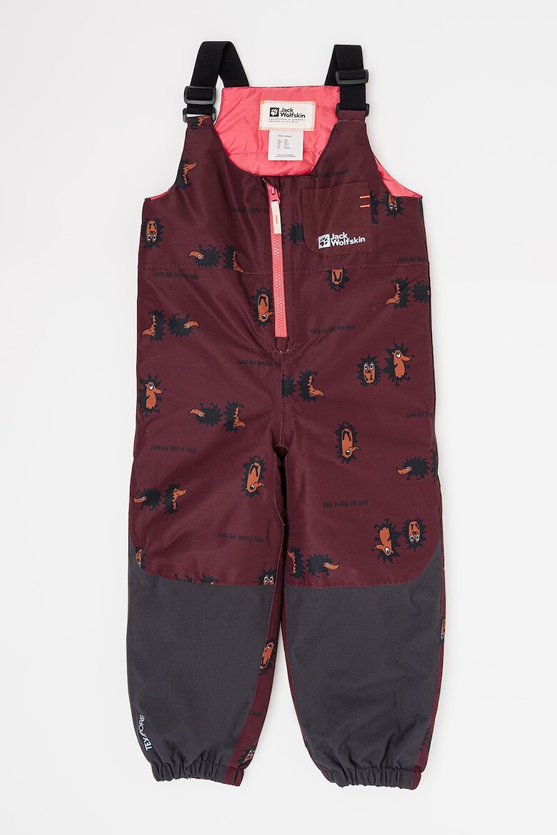 

Водонепроницаемый ветрозащитный комбинезон Gleely Jack Wolfskin, бургундия