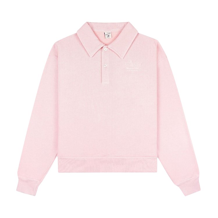Поло Sporty & Rich x Prince Health 'Baby Pink/White', розовый футболка off white prince edition health sporty