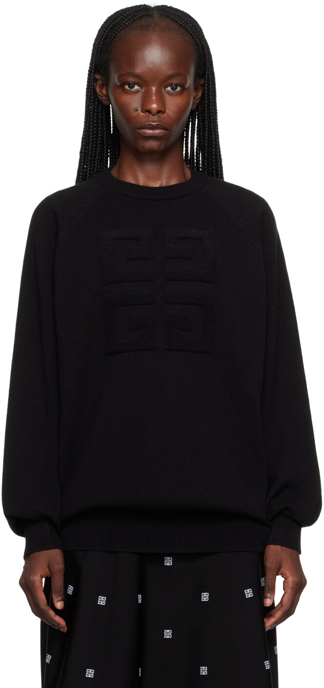 

Черный свитер реглан Givenchy