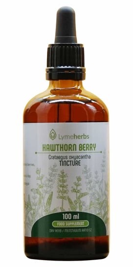 Lymeherbs, Настойка боярышника 1:2, 100мл боярышника настойка 25 мл