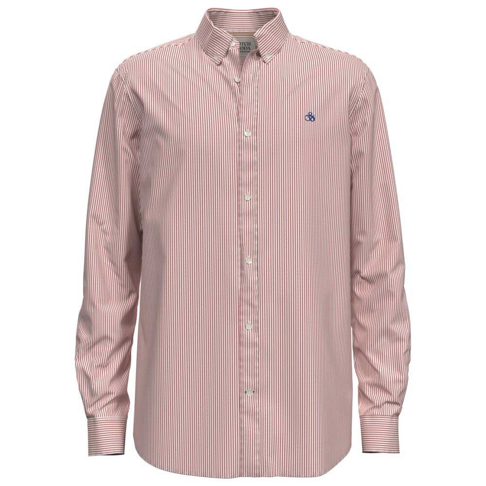 

Рубашка с длинным рукавом Scotch & Soda Essential Oxford, розовый