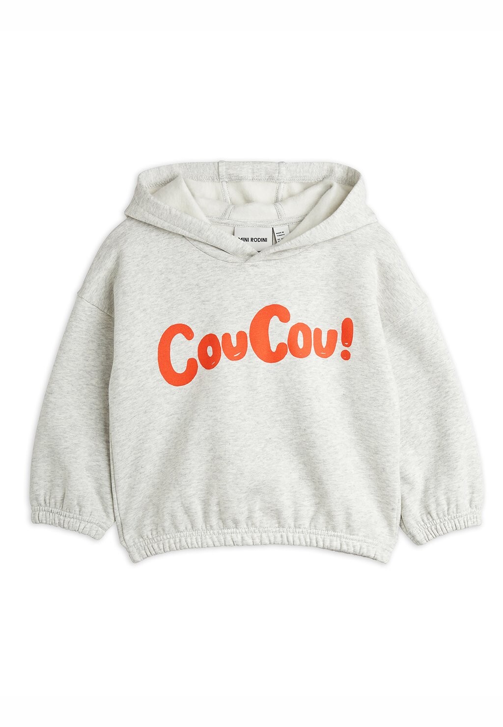

Толстовка с капюшоном COUCOU UNISEX Mini Rodini, серый