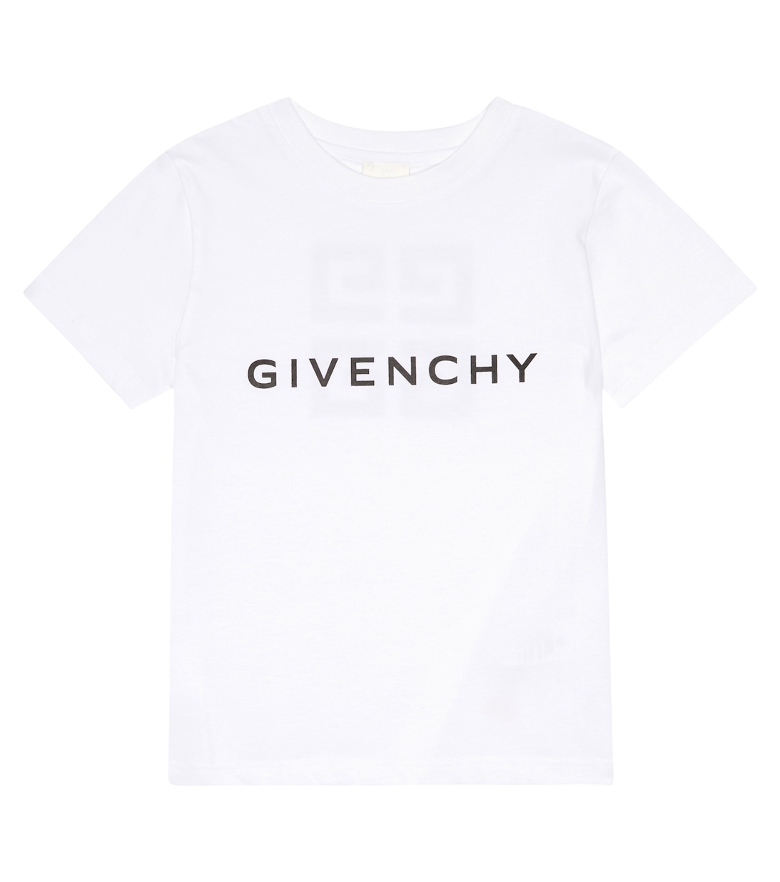 

Хлопковая футболка с логотипом Givenchy Kids, белый