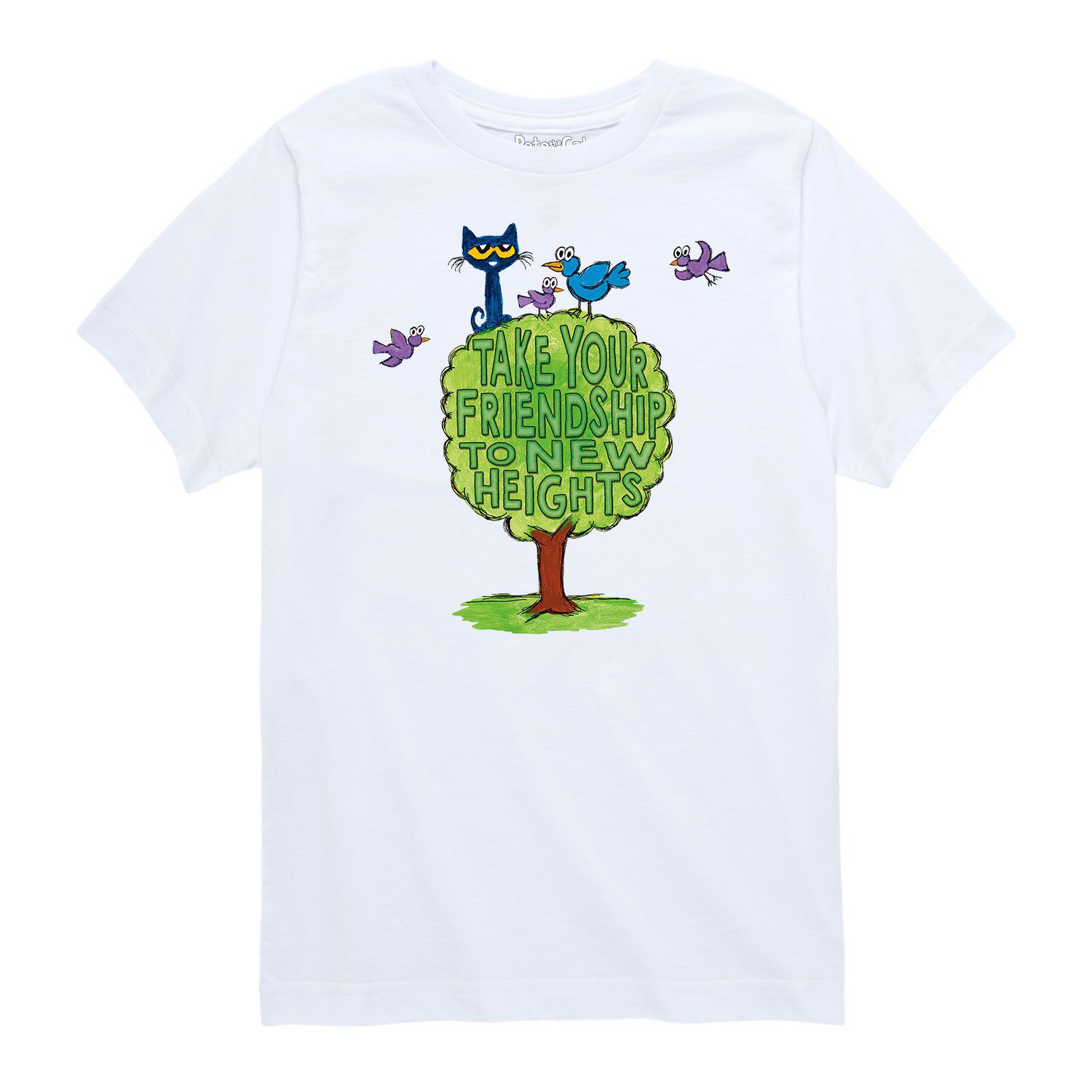 Футболка с рисунком Pete The Cat Tree для мальчиков 8–20 лет Licensed Character футболка groovy с рисунком pete the cat для мальчиков 8–20 лет licensed character