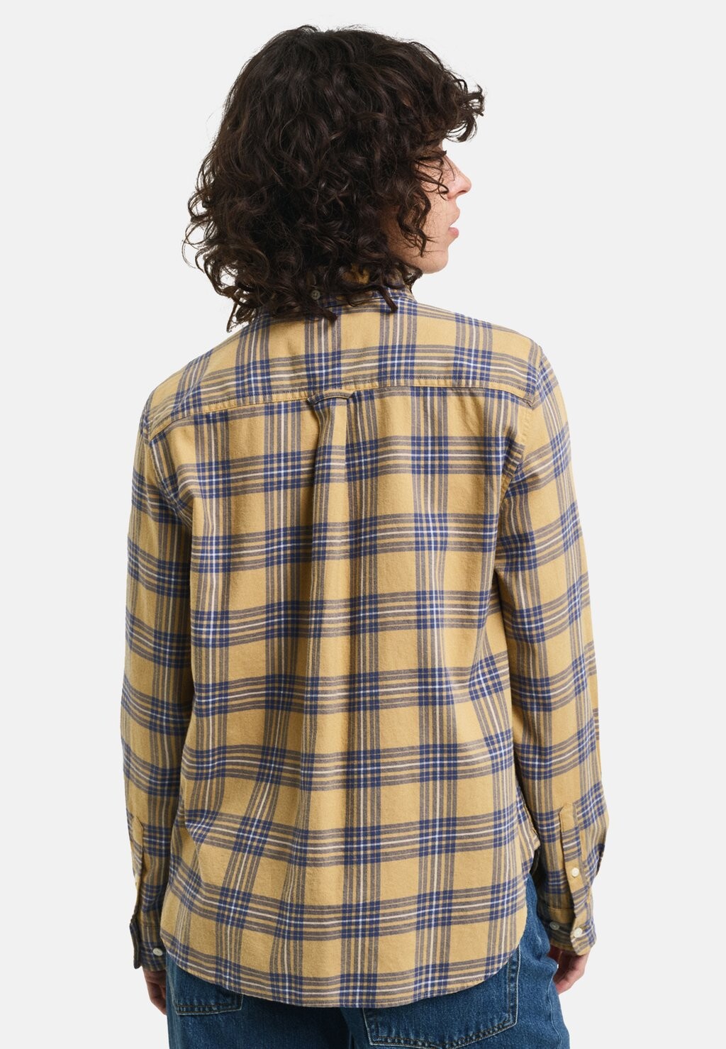 

Блузка на пуговицах REGULAR FIT CHECKED GANT, желтый