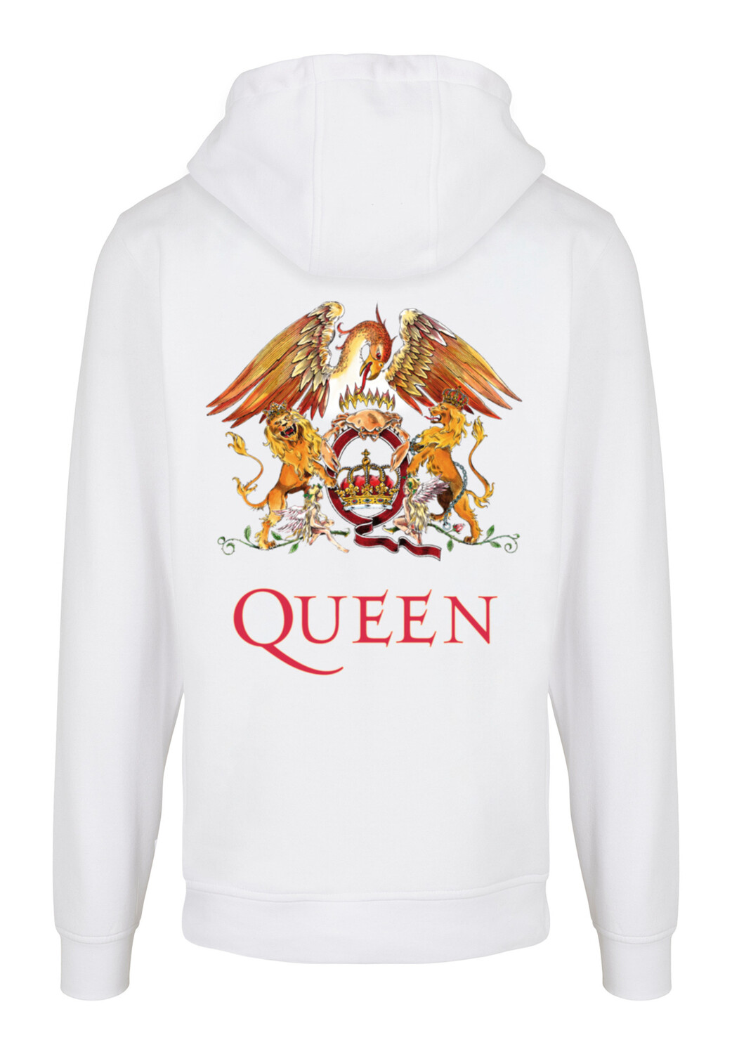 

Пуловер F4NT4STIC Basic Hoodie Queen Band Classic Crest Logo, белый