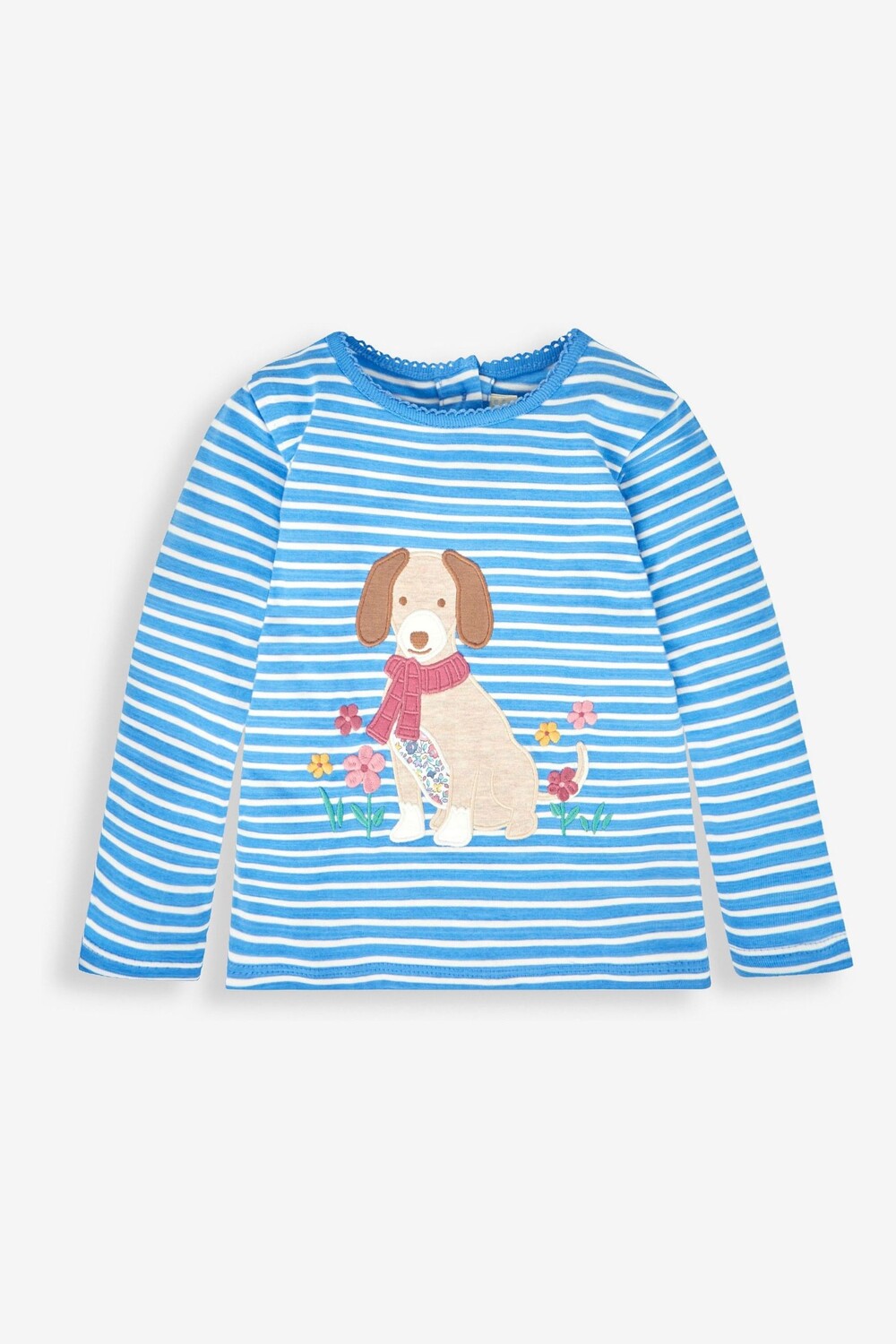 

Топ JoJo Maman Bébé с аппликацией в виде таксы Jojo Maman Bébé, синий