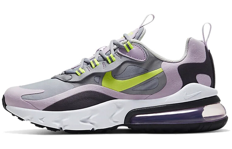 

Nike Air Max 270 React Gs 'Lemon Venom' Particle Grey/Lemon Venom/Iced Lilac
