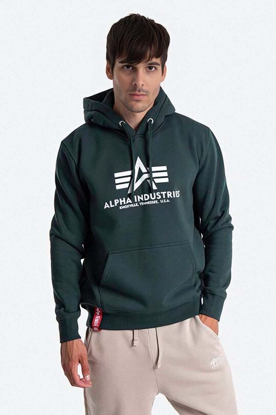 

Базовая толстовка Alpha Industries, синий
