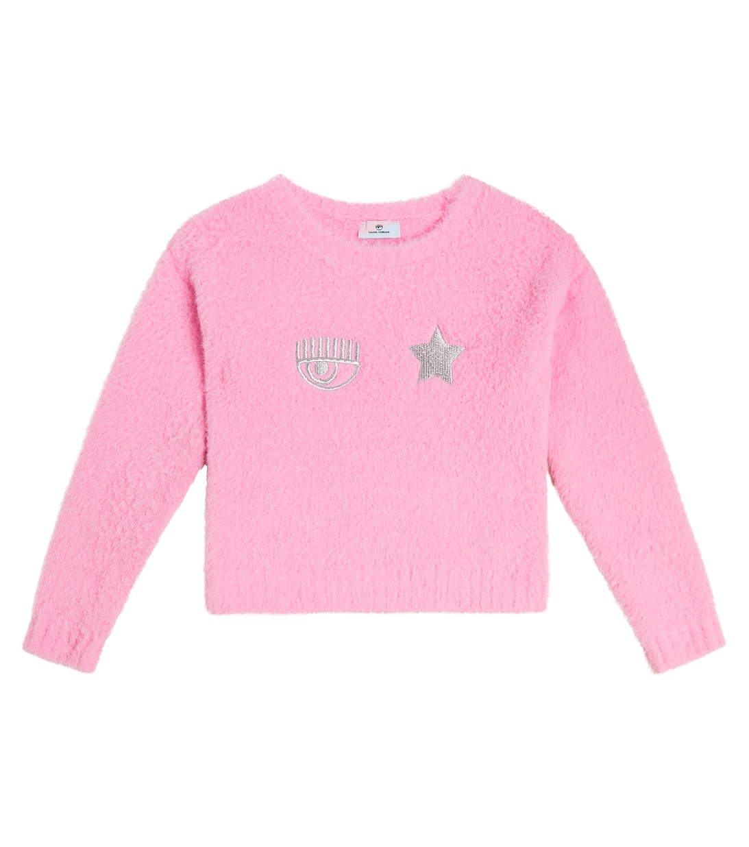 Вышитый свитер Monnalisa, розовый