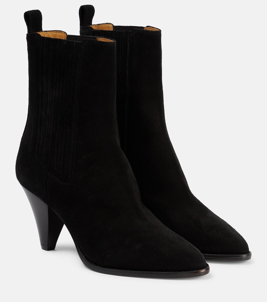 

Ботильоны reliane из замши Isabel Marant, черный