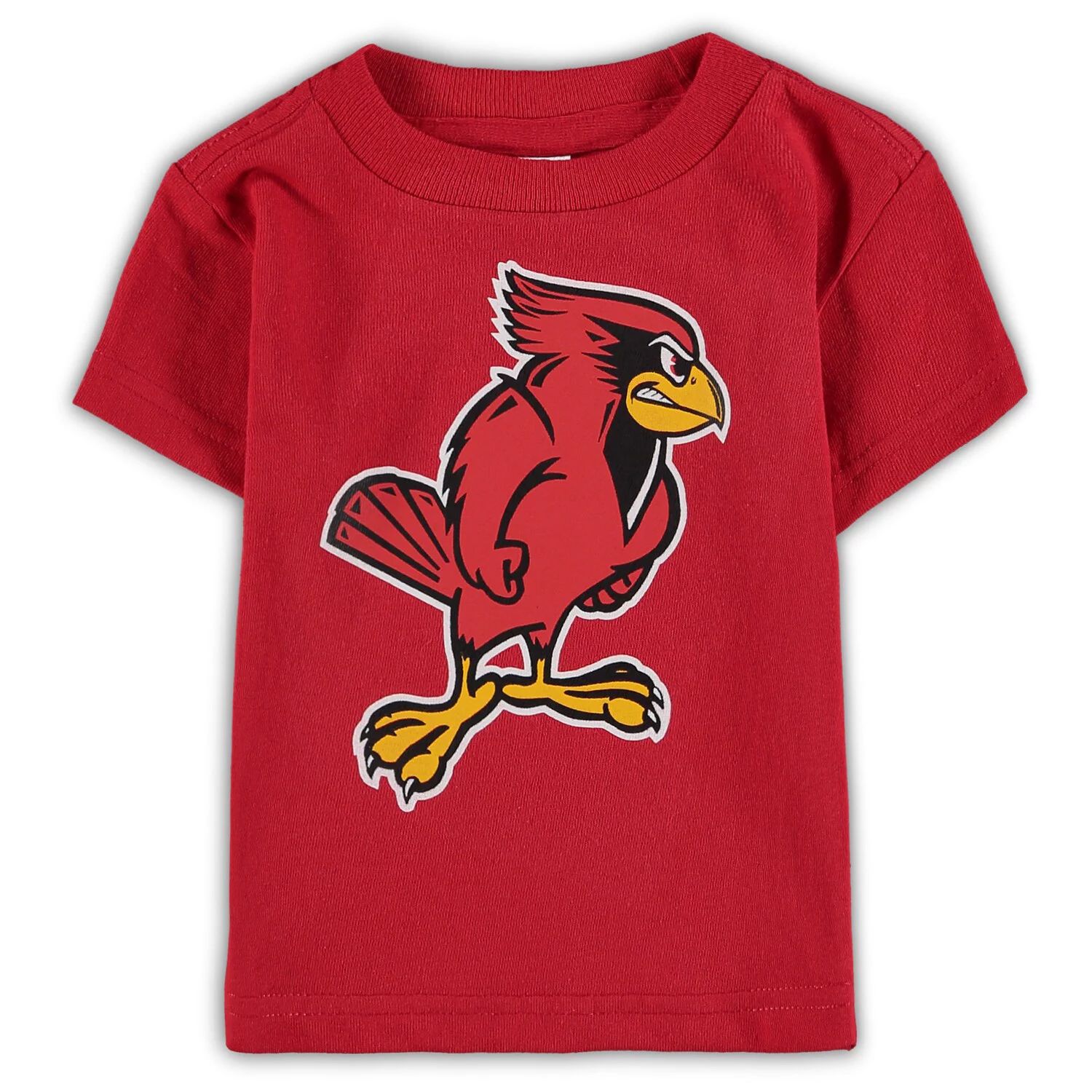 Красная футболка с большим логотипом Infant Illinois State Redbirds Unbranded