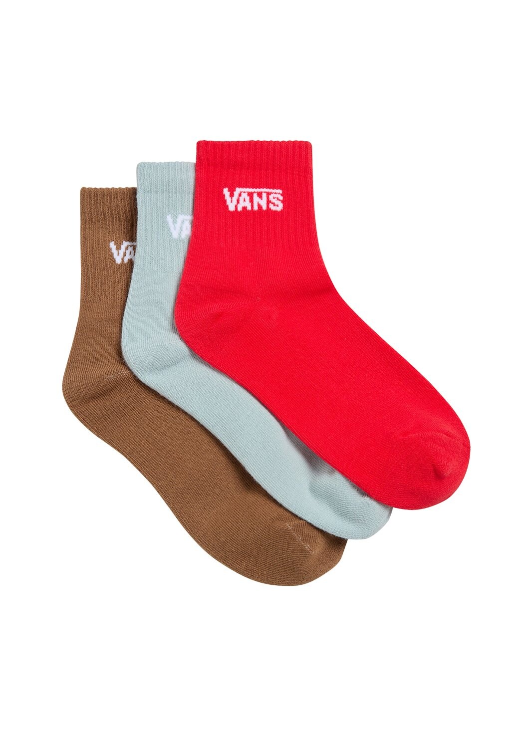 

Носки HALF CREW 3 PACK Vans, темно-красный