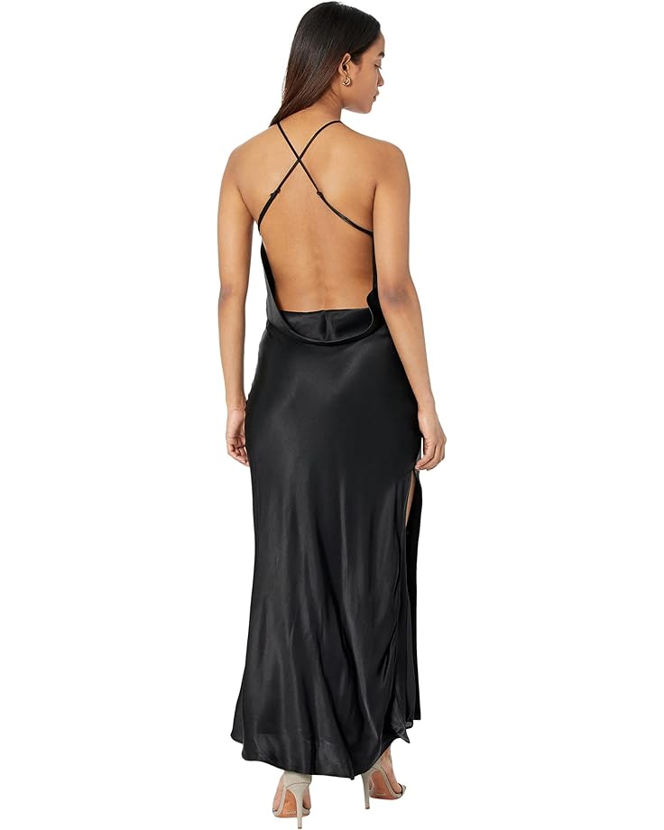 Платье Bardot Mila Cowl Back Slip Dress, черный