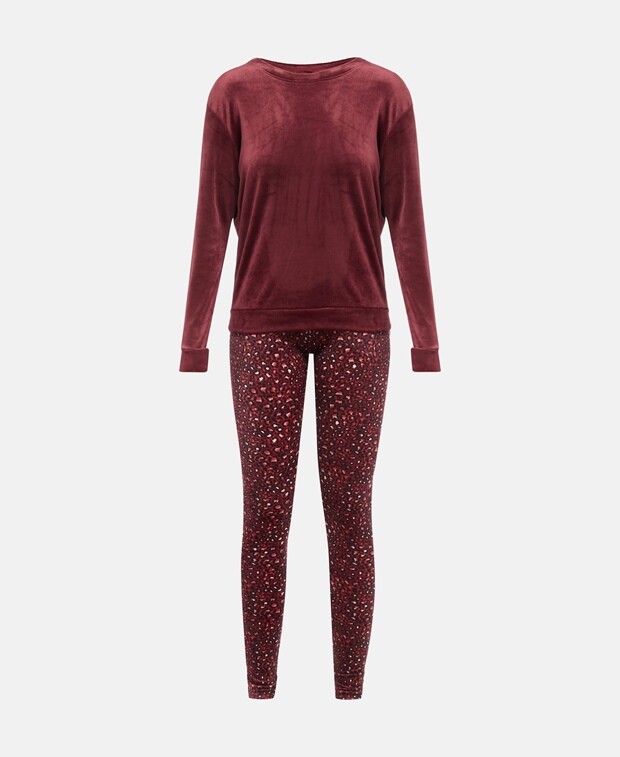 

Пижама Hunkemöller, бордовый