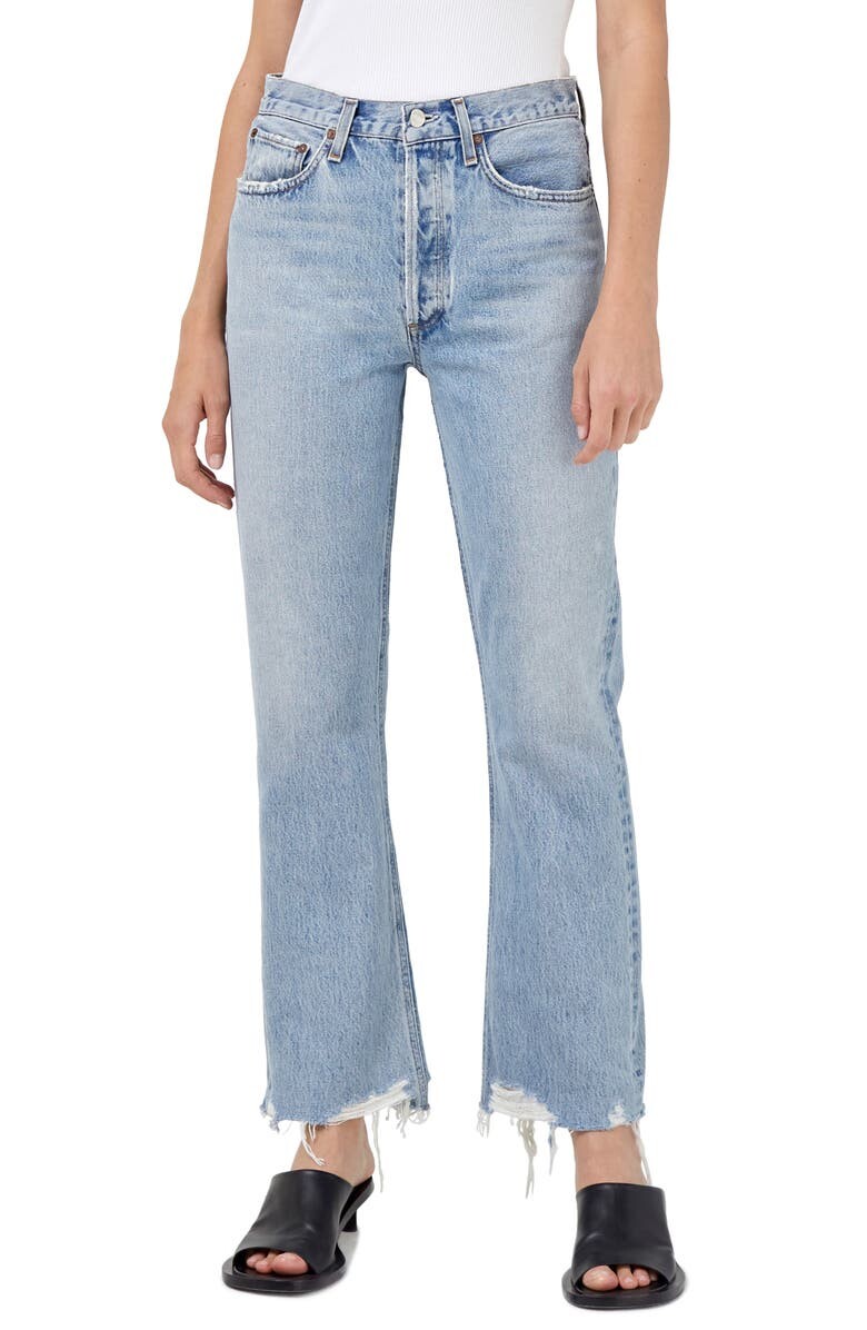 

Свободные джинсы Bootcut Chew Hem AGOLDE