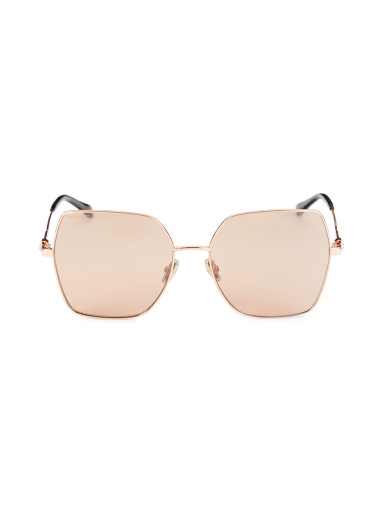 

Солнцезащитные очки Reyes 59MM с геометрическим узором Jimmy Choo, золото