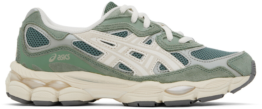 

Зеленые и кремовые кроссовки Gel-NYC Asics