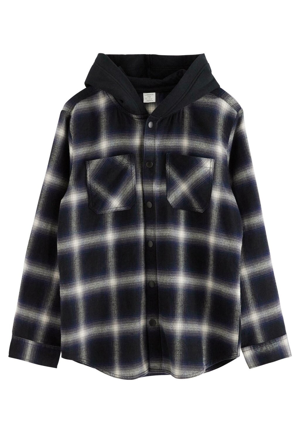 

Рубашка CHECKED Lindex, черный