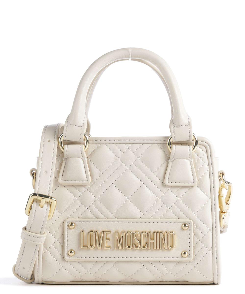 

Стеганая сумка через плечо из искусственной кожи Love Moschino, бежевый