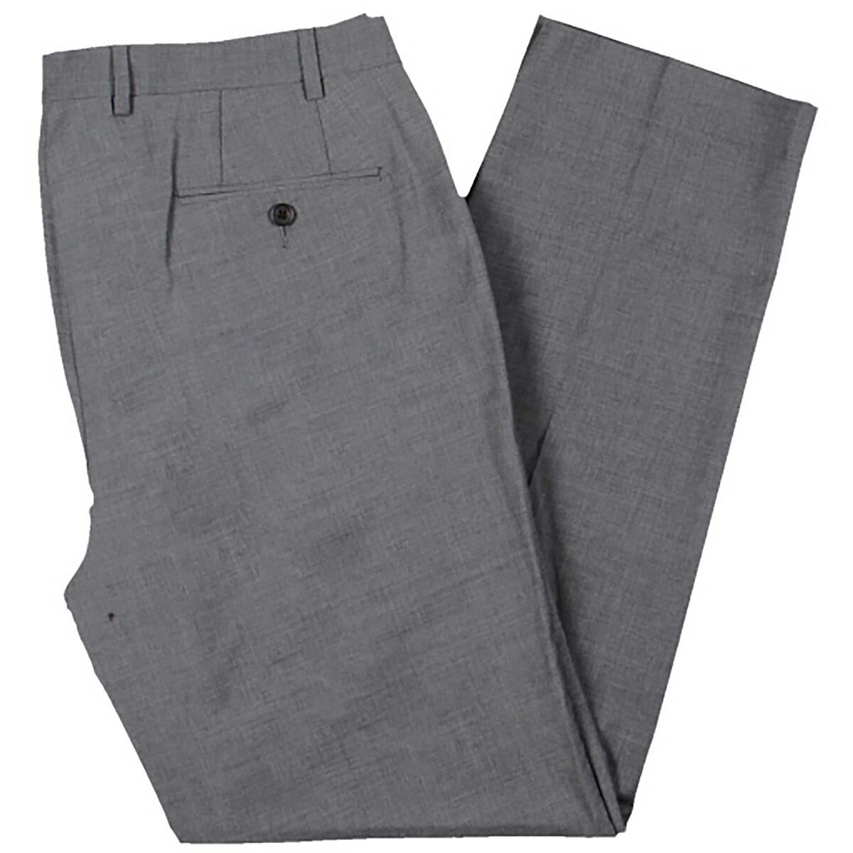 

мужские шерстяные классические брюки Lauren Ralph Lauren, цвет Medium Gray