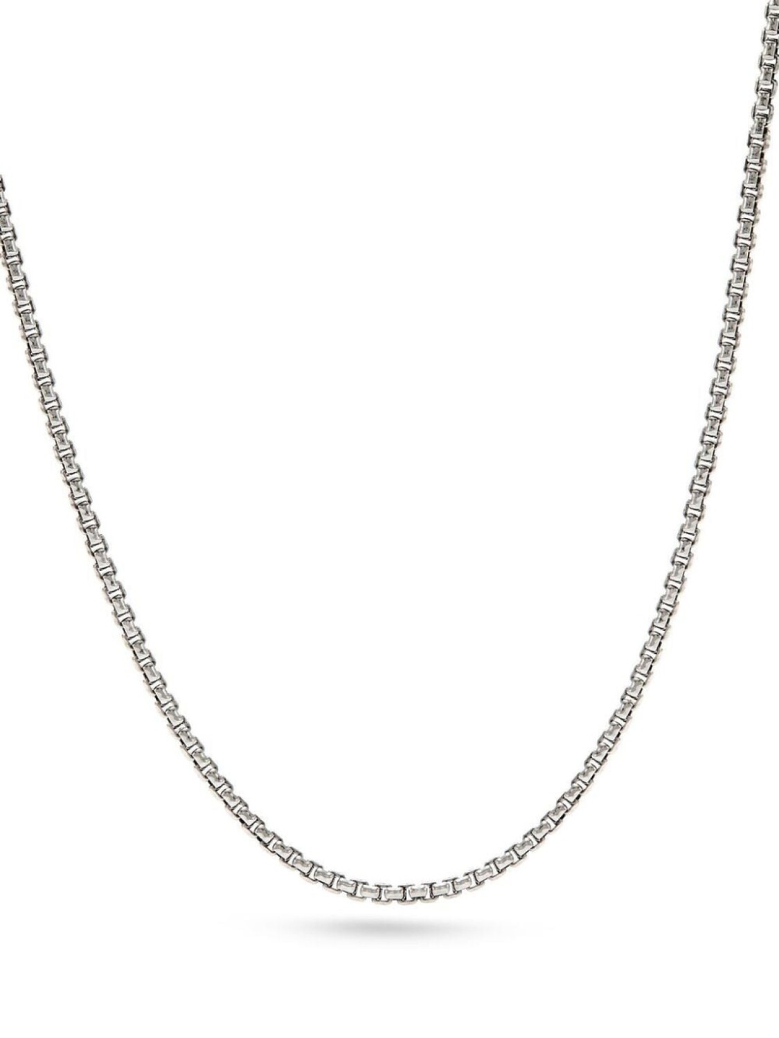 

Колье Box Chain из желтого золота и серебра David Yurman, серебряный