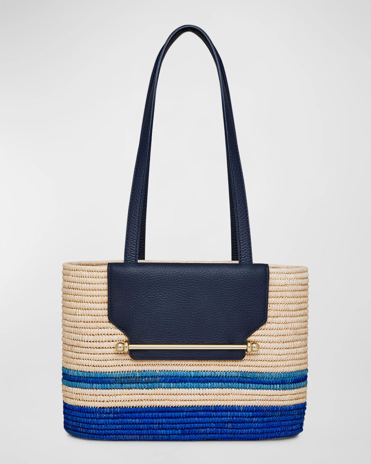 

Полосатая большая сумка Basket STRATHBERRY, цвет Navy Blue Multi