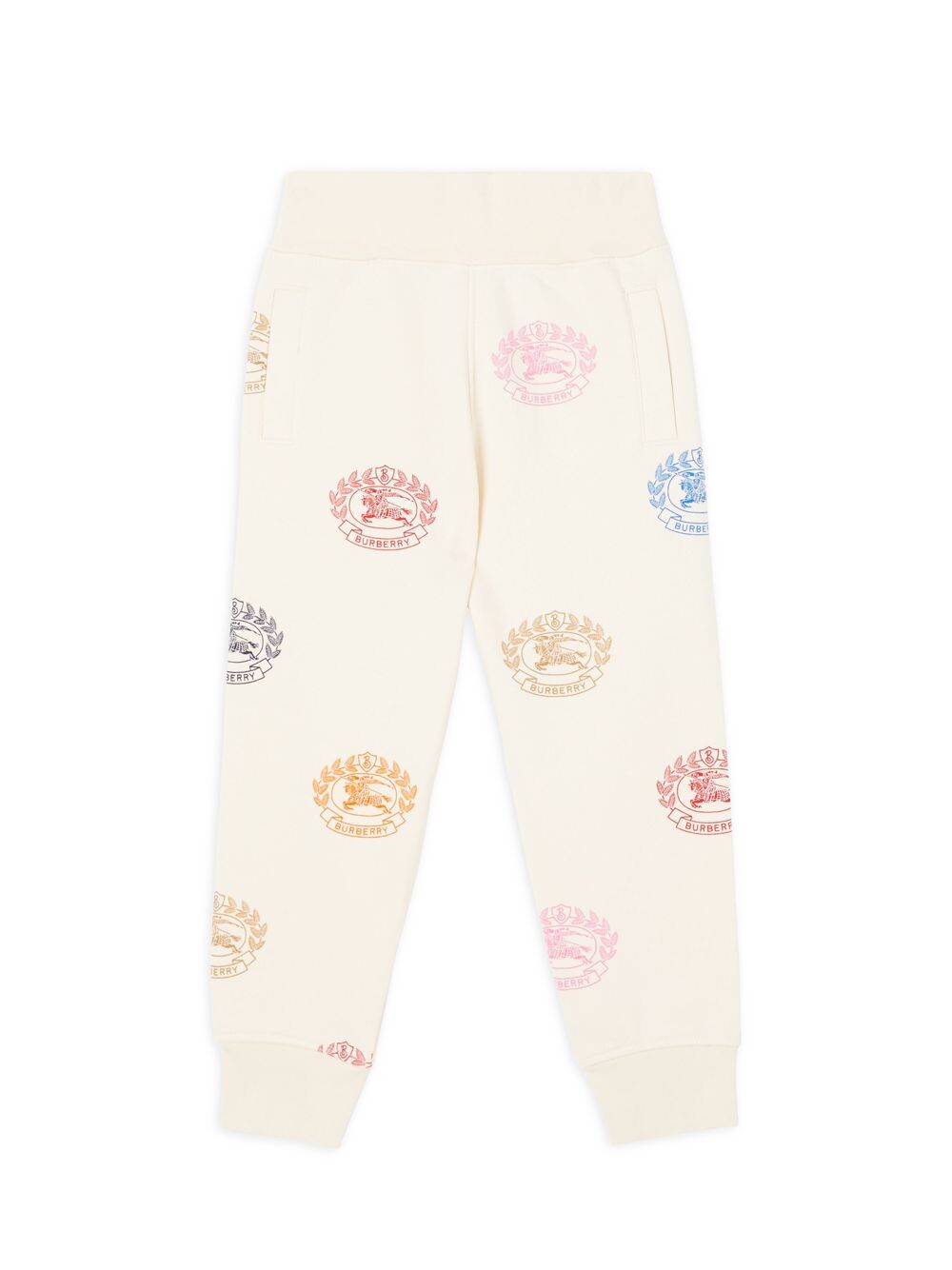 

Брюки-джоггеры из хлопкового джерси Little Girl's & Girl's Sidney Burberry, кремовый