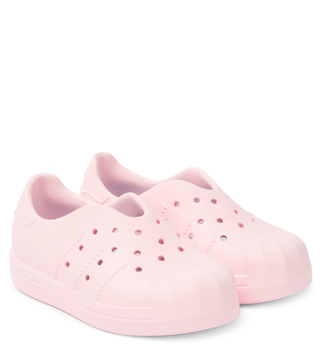 Кроссовки adifom superstar Adidas Originals Kids, розовый футболка adidas originals хлопок размер 104 розовый