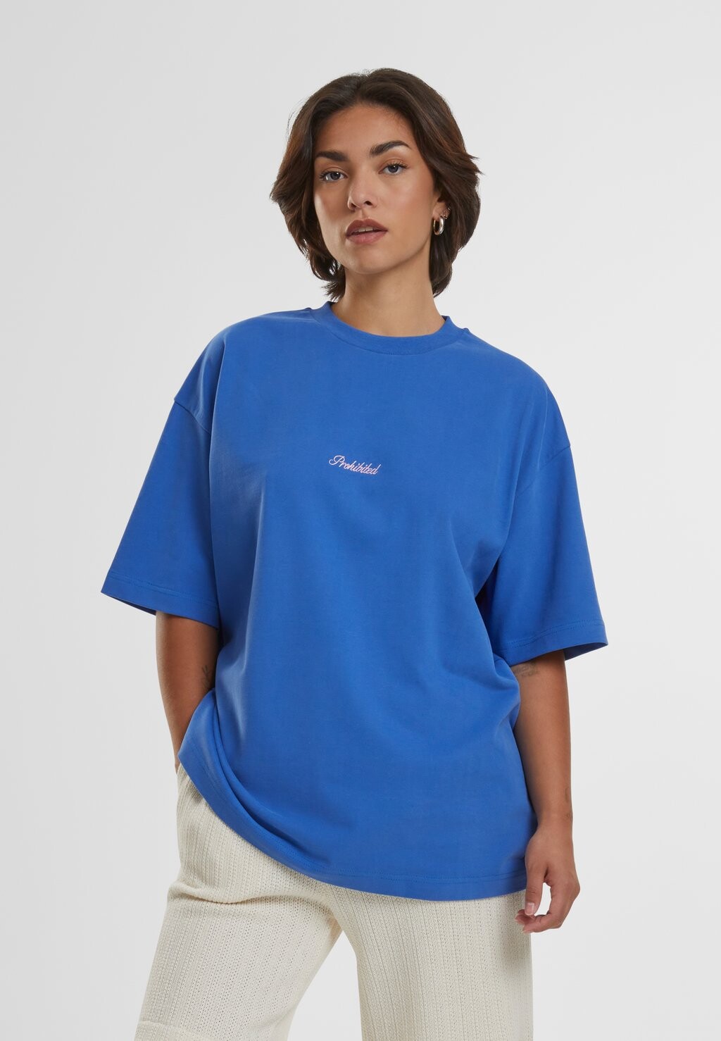 

Футболка с принтом CASA MODA TEE PROHIBITED, синий