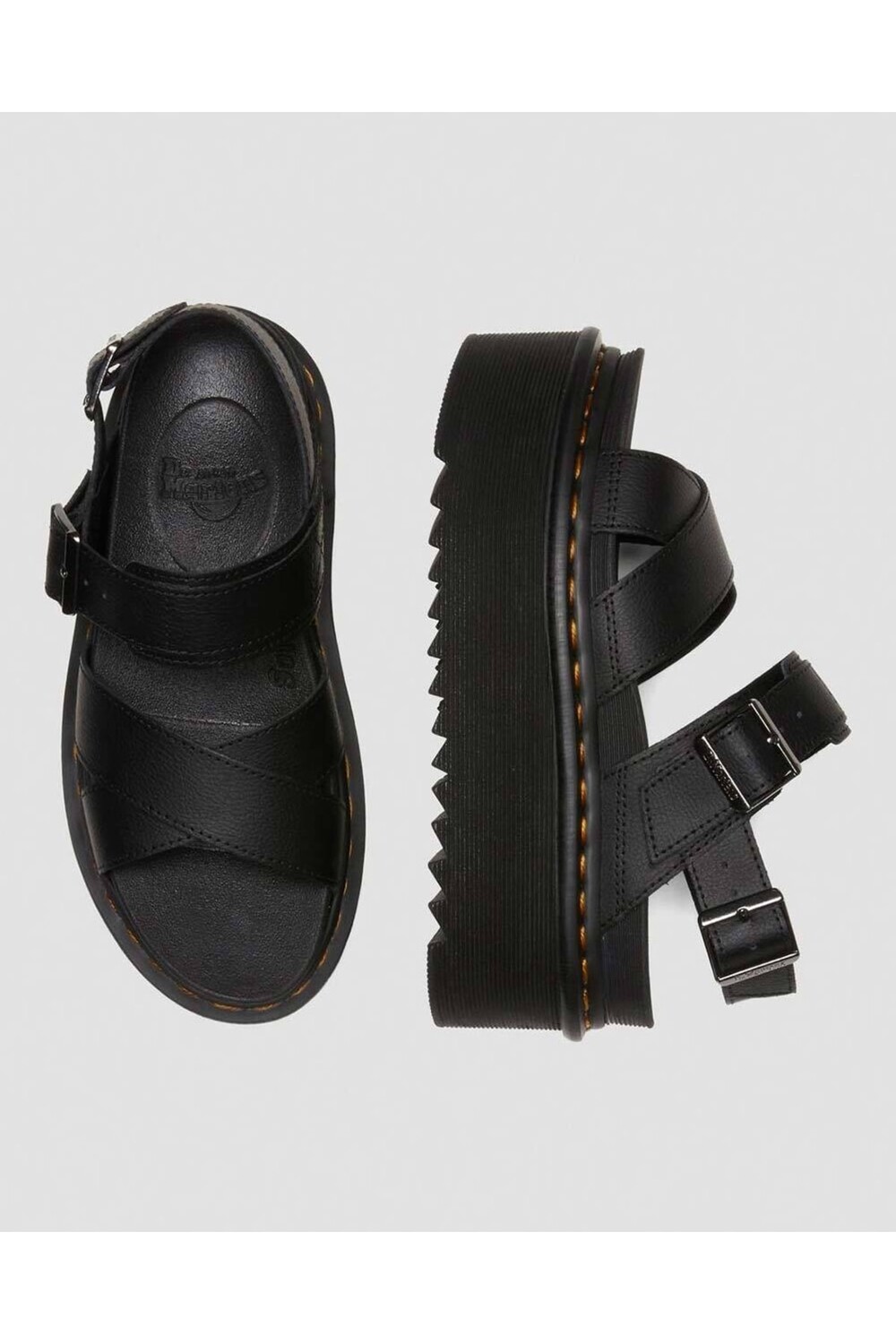 

Сандалии - Черный - На плоской подошве Dr. Martens