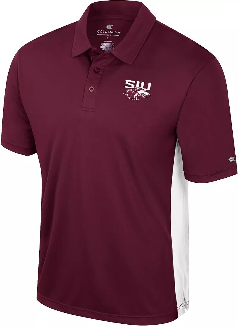 

Colosseum Мужская футболка-поло Southern Illinois Salukis Maroon
