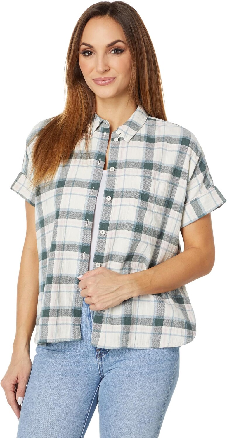 

Рубашка Madewell Daily Shirt in Rockfern Plaid, цвет Antique Cream