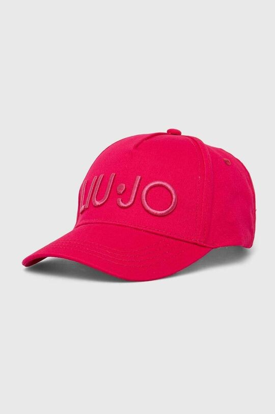 

Хлопковая бейсболка Liu Jo, розовый