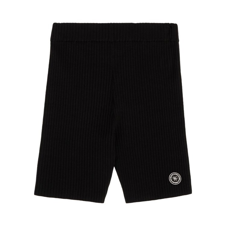 

Шорты Sporty & Rich SRHWC Ribbed Biker 'Black', черный