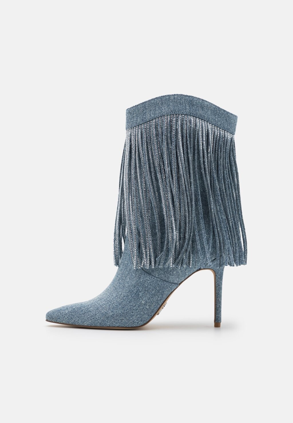 

Техасские/байкерские ботинки Delray Steve Madden, цвет blue denim