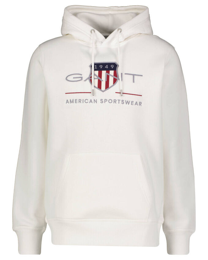 

Толстовка с капюшоном для архива Gant, белый
