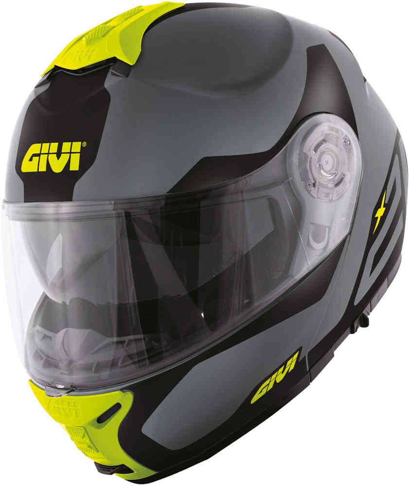 

X.21 Шлем Challenger Spirit GIVI, серый мэтт