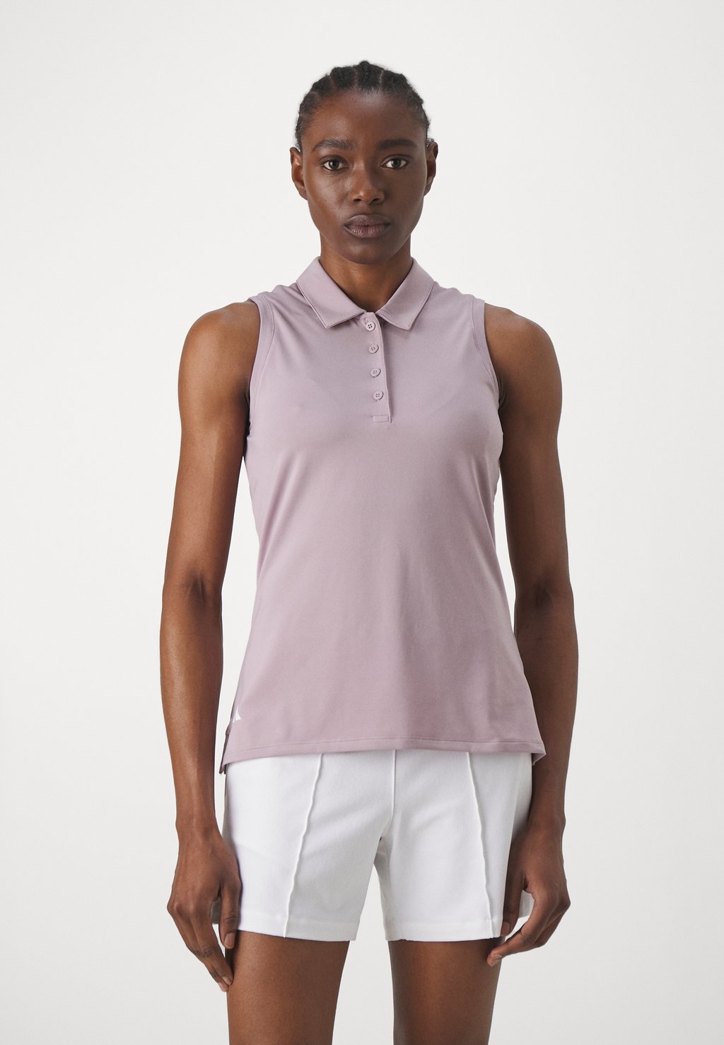Рубашка-поло ULTIMATE SOLID SLEEVELESS adidas Golf, цвет mauve