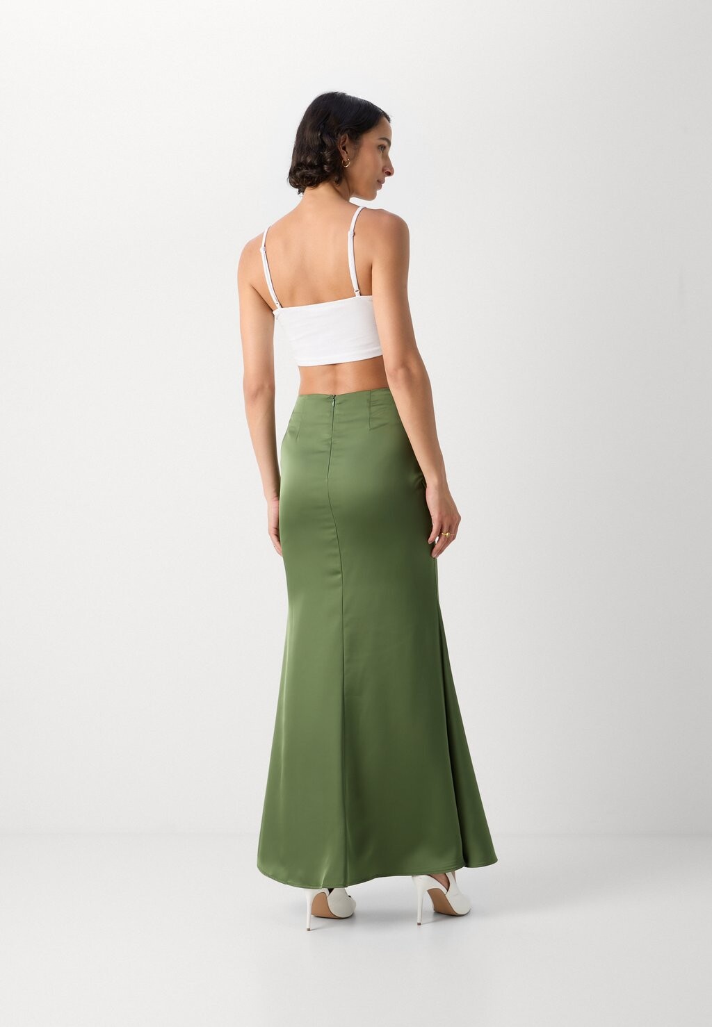 

Юбка макси ABIOYE BIAS CUT SKIRT Heathe, зеленый