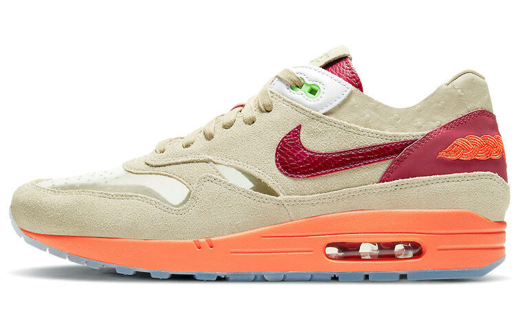 

Кроссовки мужские Nike x Clot Air Max 1 Kiss of Death, красный / бежевый