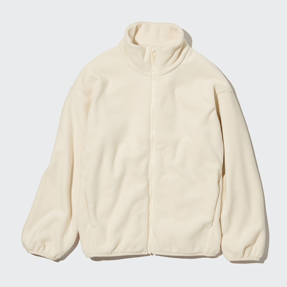 

Женская куртка Uniqlo на молнии, молочно-белый