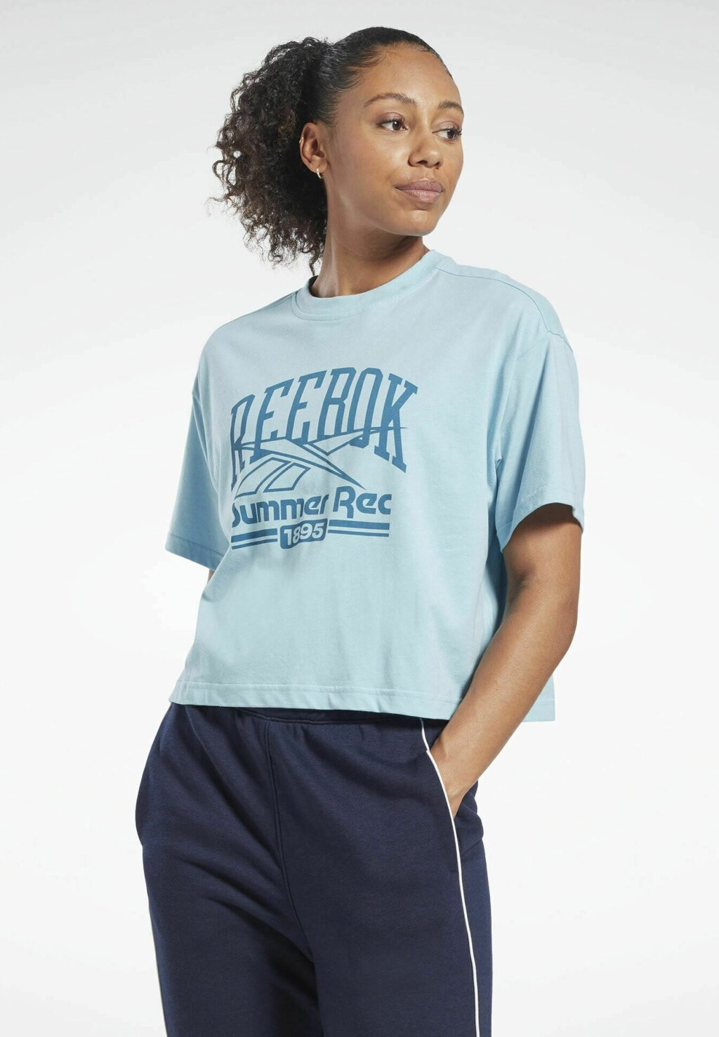 

Футболка с принтом Reebok, белый